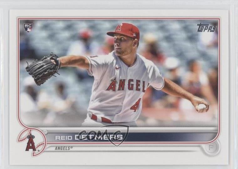 2022 Topps Series 1 Reid Detmers #201 Rookie RC uk2