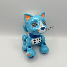 Spin Master Meowzies Zoomer Toy Cat Kitty Kitten Blue Orange 2018