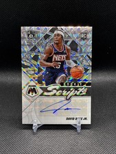 2021-22 Panini Mosaic - Rookie Scripts David Duke Jr. #RS-DDJ (AU, RC)