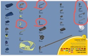 LEGO Ninjago Airjitzu Wrayth Flyer 70744 Set (used but missing some parts)