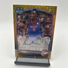 2025-26 Bowman #CPA-BR Boopie Miller Gold Mojo Auto /50 SMU Mustangs