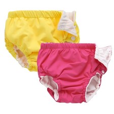 2 Pack Baby Reusable Swim Diapers,Washable Pants for 0-3 Years Toddlers Boys ...