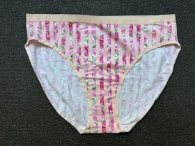 Lot 5 Victoria's Secret sz L High-Leg Brief Cotton Logo Panty Bundle Pack