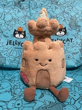 Jellycat Amuseables Sandcastle Collectable Rare Retired New Tags + Dust Bag Gift
