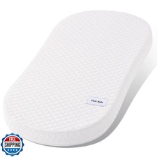 White Thick Soft Memory Foam Baby Bassinet Mattress Pad 30"x18" Waterproof New