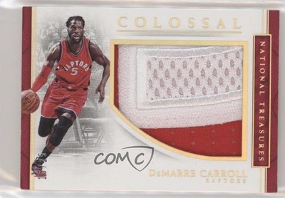 2016 National Treasures Colossal Materials Prime 16/25 DeMarre Carroll #19 h8k