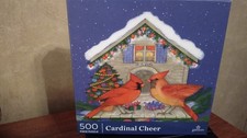 500PC GALISON PUZZLE CARDINAL CHEER--COMPLETE