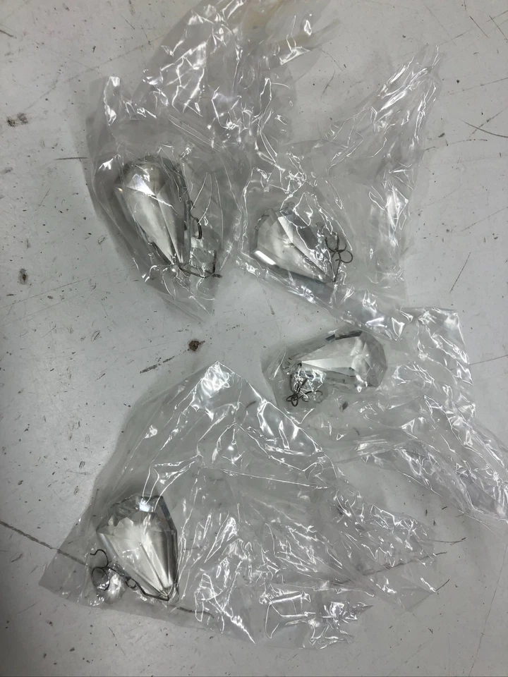 Golden Lighting Evette 4-Light Chrome Bath Light w/Crystal Drops 8037-BA4 CH-OP - Image 4 of 4