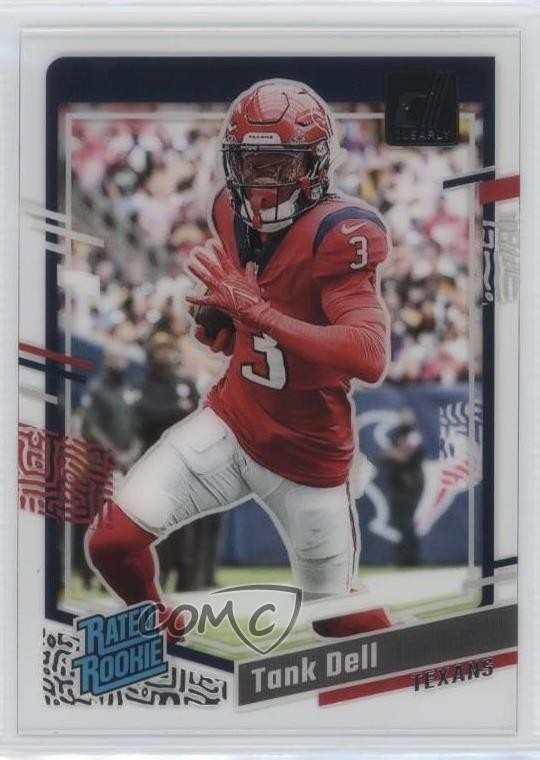 2023 Panini Clearly Donruss Rated Rookie Tank Dell #85 09vk