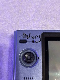 Rare Neo Geo Pocket Color Console Platinum Blue Video Game SNK Tested & Works