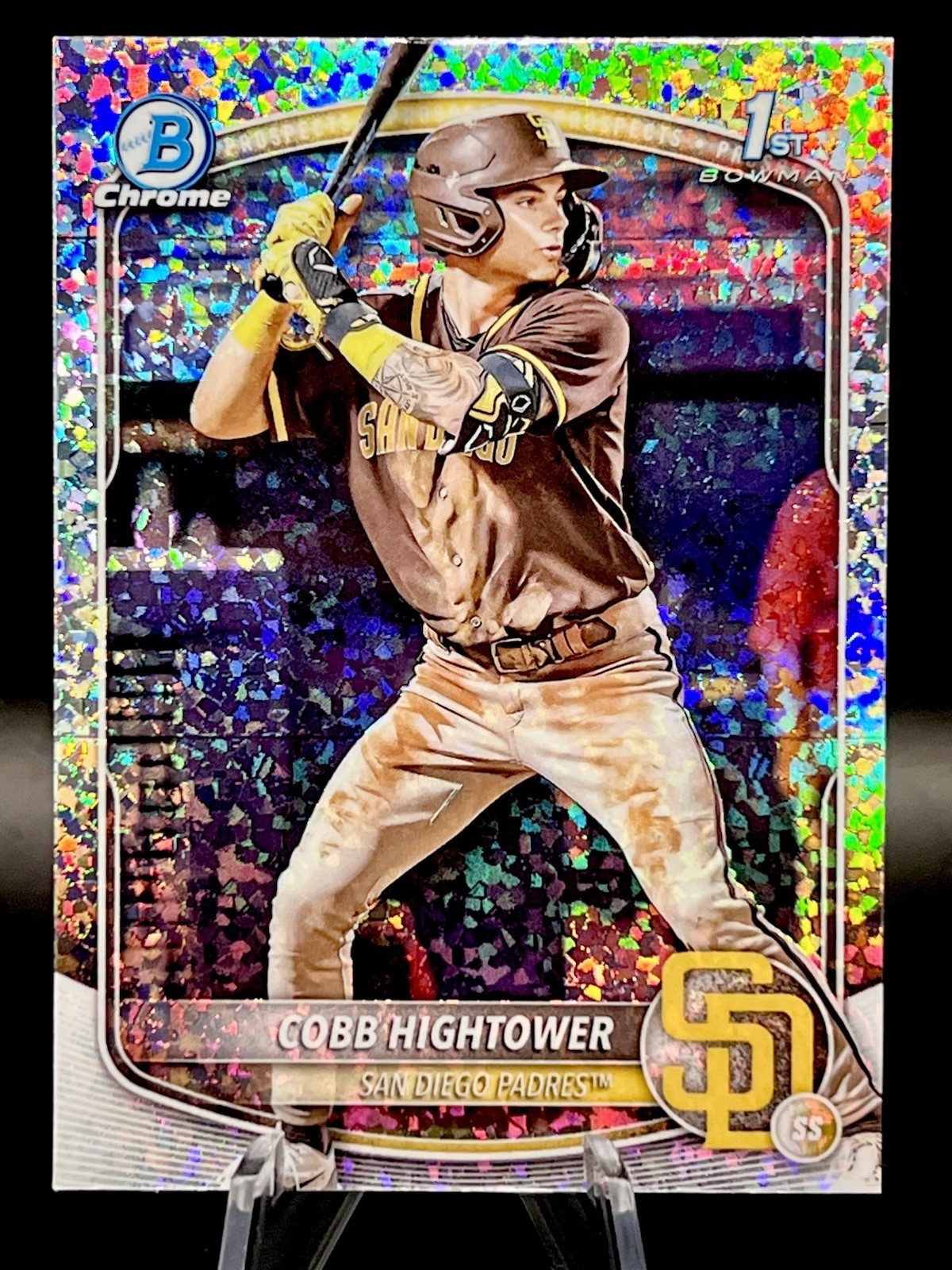 2025 Bowman Chrome Mini Diamond Refractor #BCP104 Cobb Hightower 1st