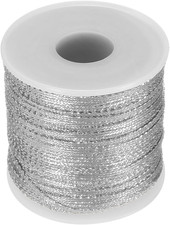 Metallic Cord 3Mm 109 Yards Metallic Ornament String Durable Tinsel Rope Thread