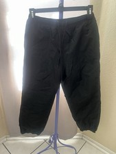 Cherokee Kids S 6/6X Insulated Black Nylon Snow Pants Winter Drawstring