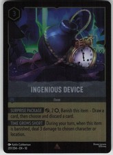 Disney Lorcana TCG Ingenious Device Rare Cold Foil Whispers in the Well 201/204