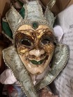 Ornate Venetian Carnival Mask Hand Painted