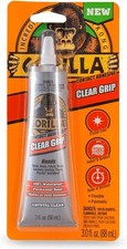 Gorilla Clear Grip Waterproof Contact Adhesive, 3 Ounce Tube, Clear, Pack of 1 