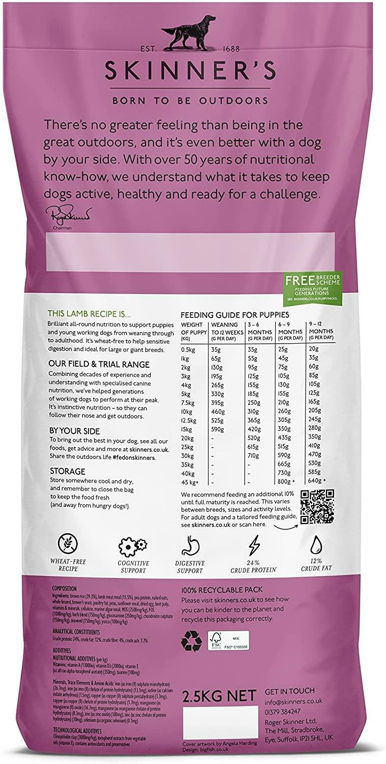 Skinner Field & Trial Complete Dry Hypoallergenic Puppy Food Lamb and