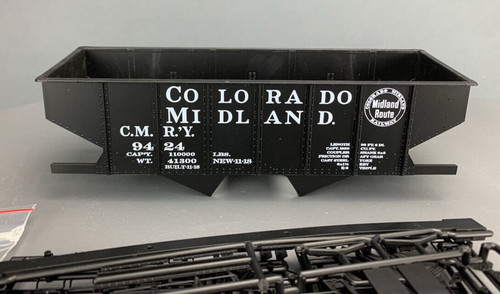 Tolva de 2 bahías escala O Intermountain USRA 55 toneladas Colorado Midland #9424 kit O2595 | Zustand: New