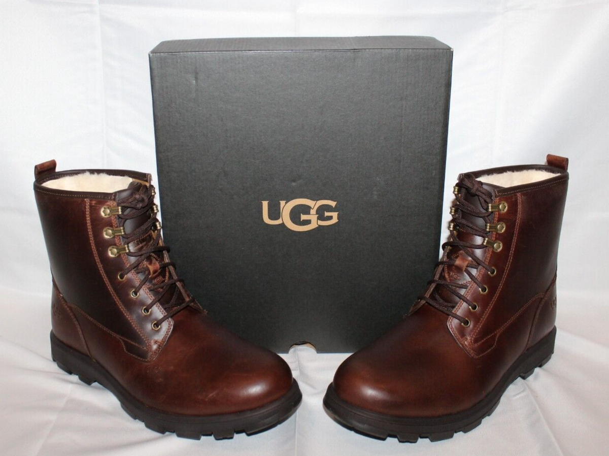 UGG MENS KIRKSON BOOT CORDOVAN LEATHER WATERPROOF VIBRAM  display picture 1