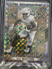 2024 bowman chrome university football CJ Baxter Elements Of The Game