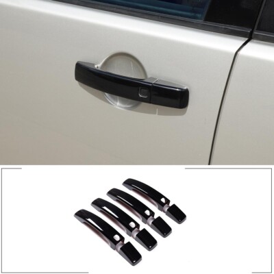 ABS Door Handle Cover Trim Gloss Black For Land Rover Discovery 4 LR4 2010-2016