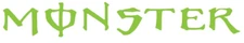 Monster Energy , Green, Vinyl Die Cut Sticker