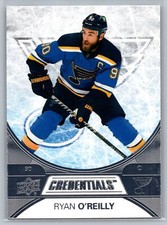 2021-22 Upper Deck Credentials #17 Ryan O'Reilly St. Louis Blues