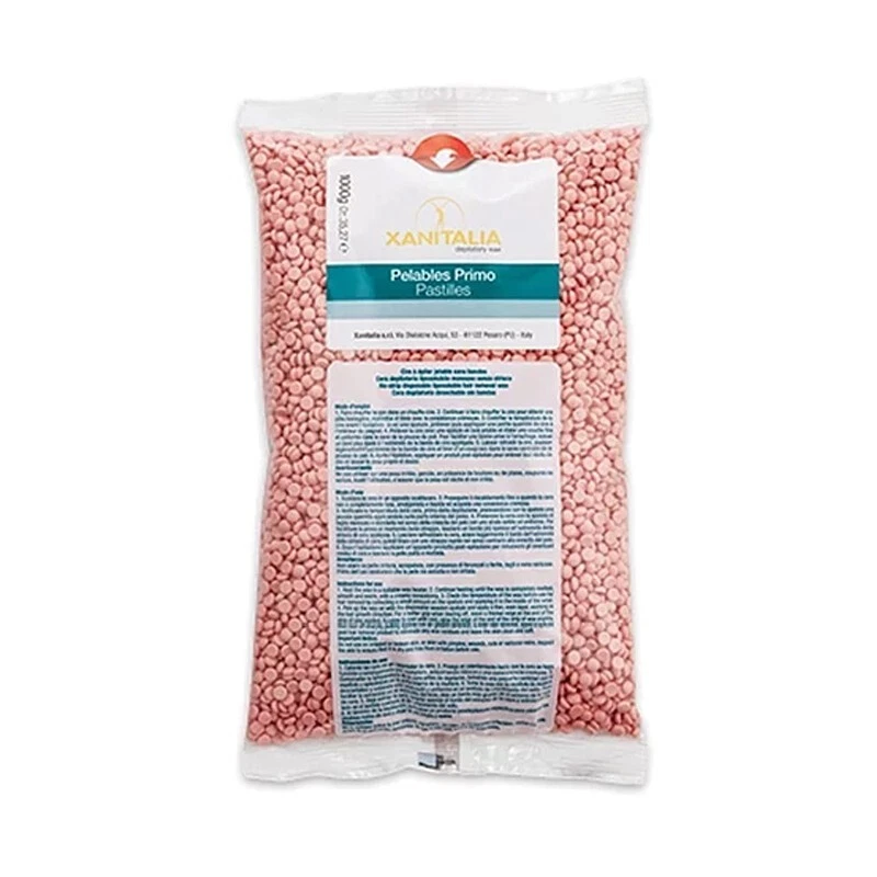 Cera depilatoria brasiliana Gocce/Pastiglie Liposolubile XANITALIA ROSE 1000gr - Immagine 4 di 4