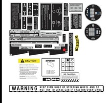 INTERNATIONAL 74 SERIES TRACTOR CAB DECAL SET