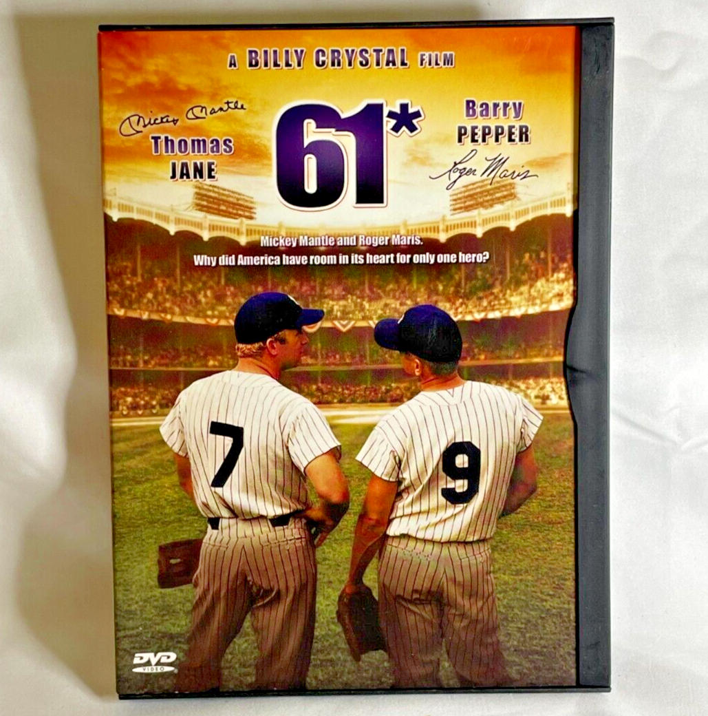 61* DVD 2001 A Billy Crystal Film Snap Case Yankees Baseball