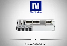 Cisco 8500 Edge Platform  C8500-12X  12 Port Ethernet Switch -Same Day Shipping