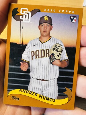 ANDRES MUÑOZ SAN DIEGO PADRES 2020 TOPPS ARCHIVES BASEBALL CARD #269 RC ROOKIE