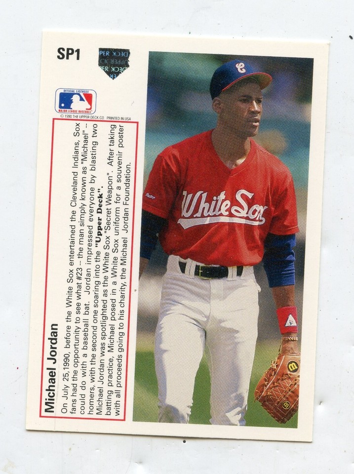 Michael Jordan Baseball Card Upper Deck Sp1