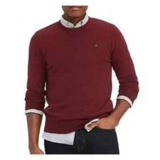 NWT 69.50 TOMMY HILFIGER Men  s Crew Neck Cotton Sweater Size 2XL