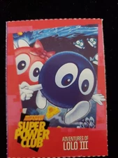 Nintendo Power Super Power Club Magazine Card  #12 Adventures Of Lolo III