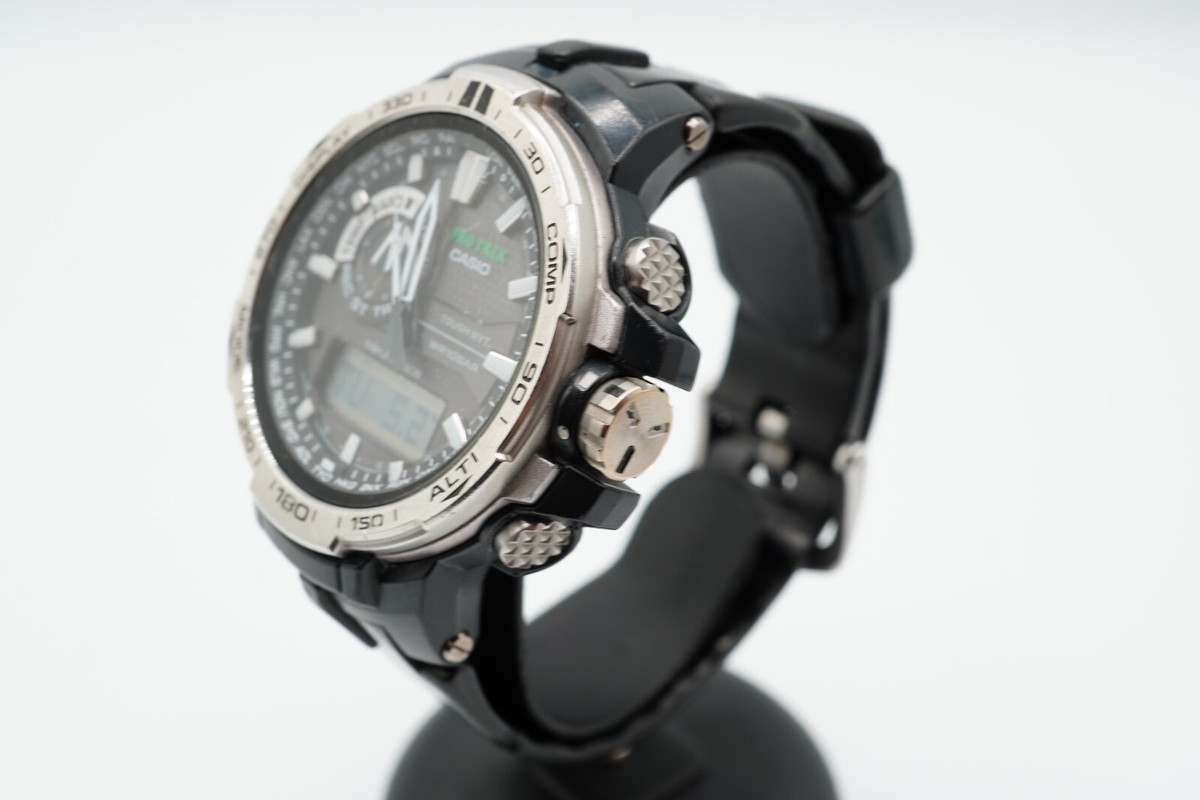 Casio Protrek PRW-6000-1JF Radio Solar Analog Digital Men's Watch
