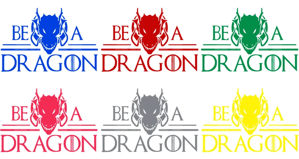 Adesivo de vinil caminhão carro laptop - Game Of Thrones Daenerys Be A Dragon - Imagem 3 de 4