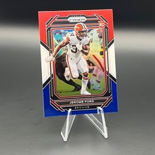 Jerome Ford 2022 Panini Prizm #346 Red White & Blue Prizm RC Cleveland Browns