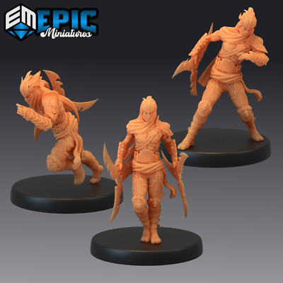 Orient Assassin, Dungeons & Dragons Miniatures, Epic Miniatures, Fantasy Samurai
