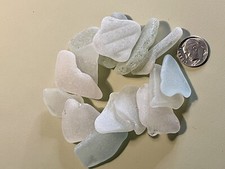 W 1194 Genuine Surf Tumbled Sea Glass/ Frosted Beach Glass
