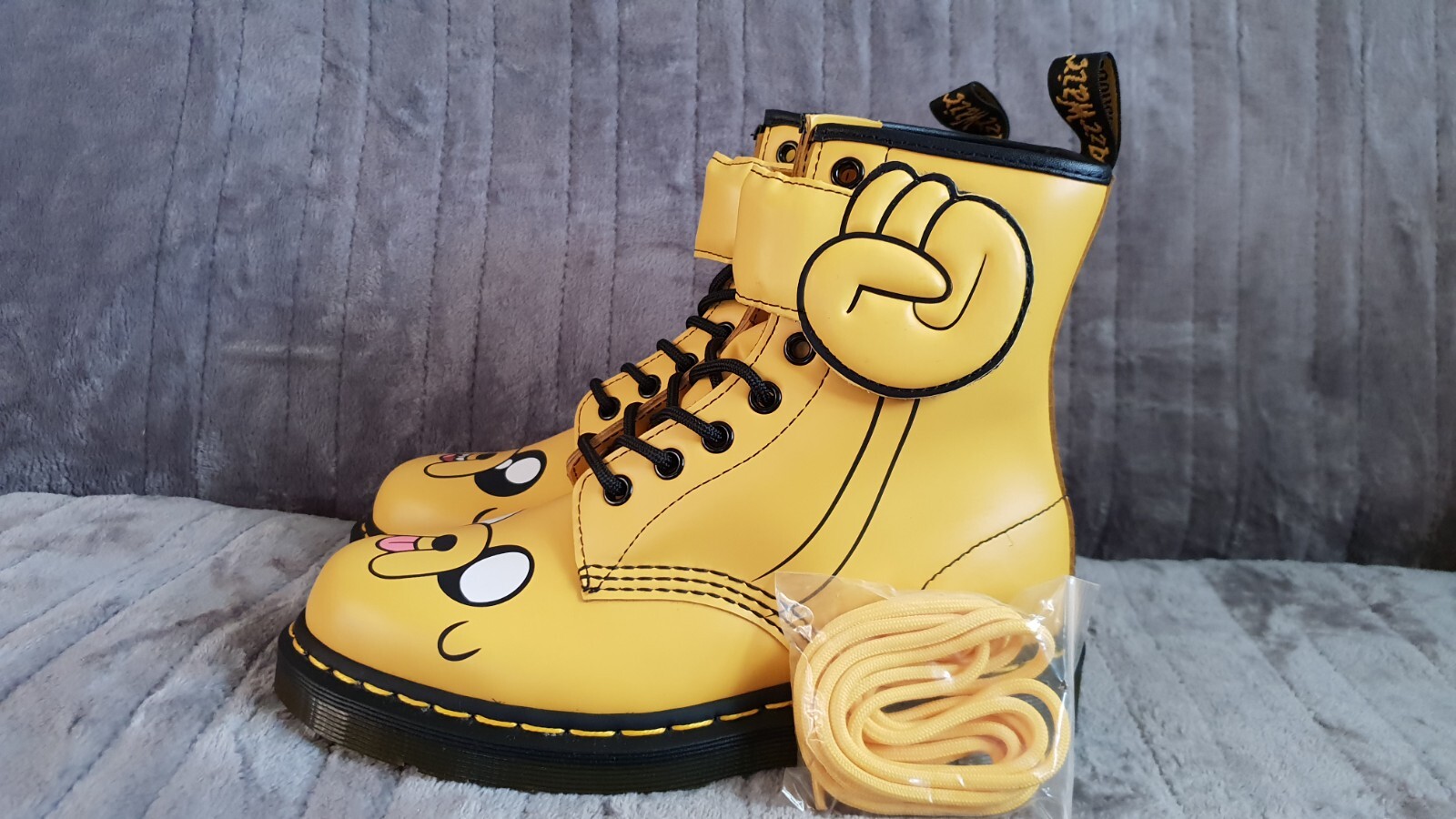 BNWB Dr Martens  1460 Adventure  Time Jake Boots, Size UK 4/37 RARE! image 2