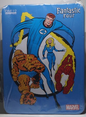 MEZCO TOYZ One:12 Marvel Fantastic Four F4 Deluxe Steel Boxed Set 