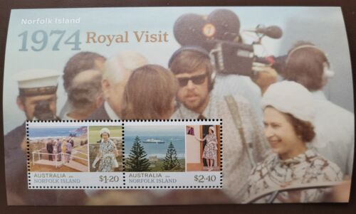 Norfolk Island 2024 /  The 1974 Royal Visit  / 2v ms - Afbeelding 1 van 1