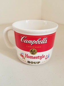campbell soup mugs 1989