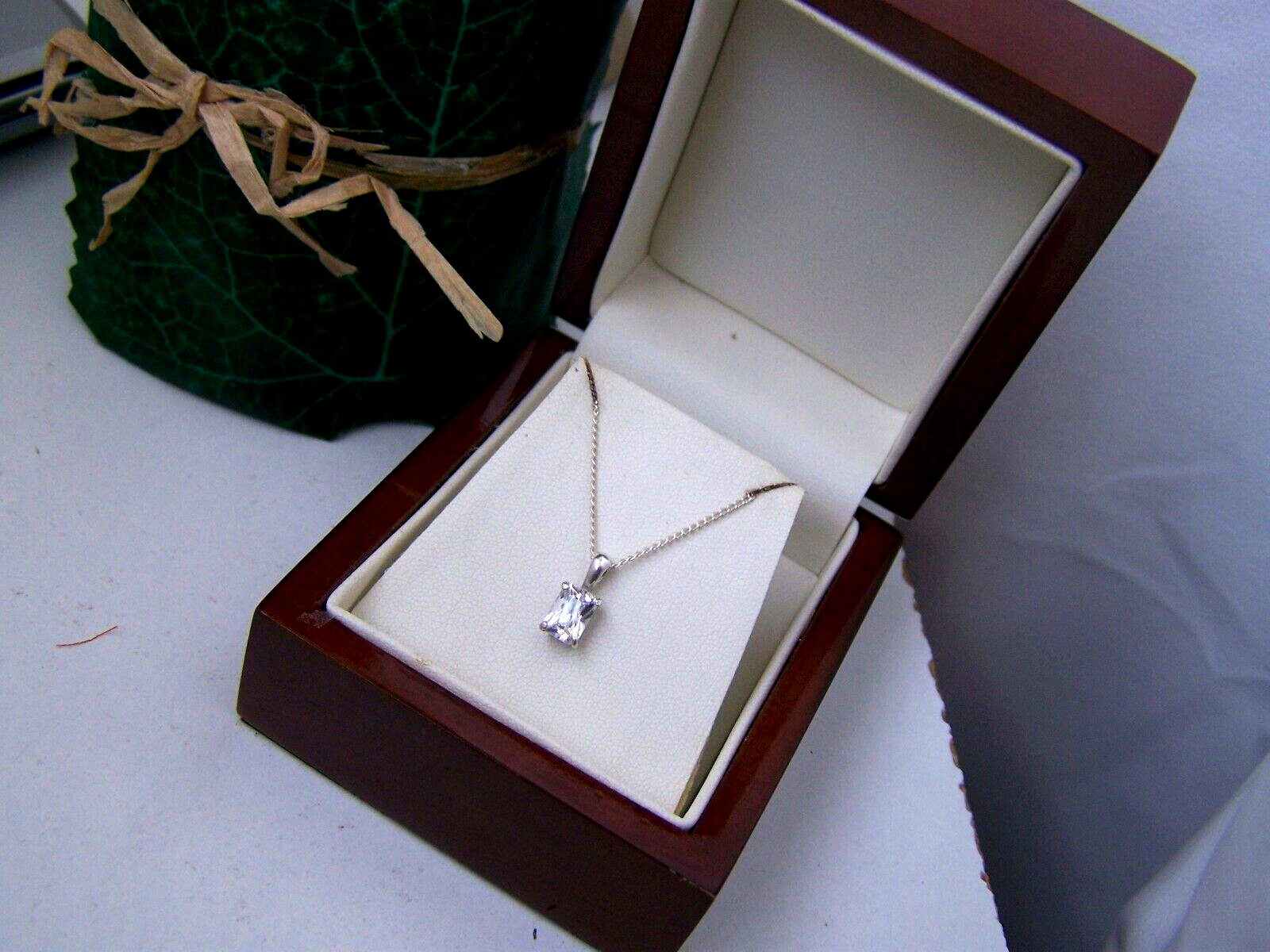 STYLISH 925  SOLID STERLING SILVER CUBIC ZIRCONIA… - image 1