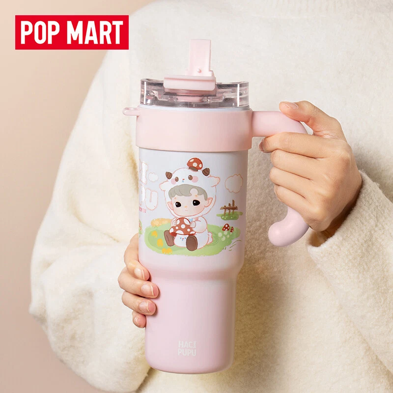 POPMART HACIPUPU Snuggle With You Series Straw Cup 30oz new