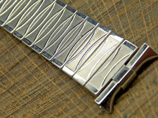 JB Champion USA Stainless Stl Expansion 16mm-19mm Watch Band Vintage NOS Unused
