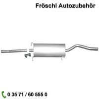 FüR Mercedes Viano Vito 2.0 Cdi 2.2 Cdi 109 111 115 Mitteltopf A*