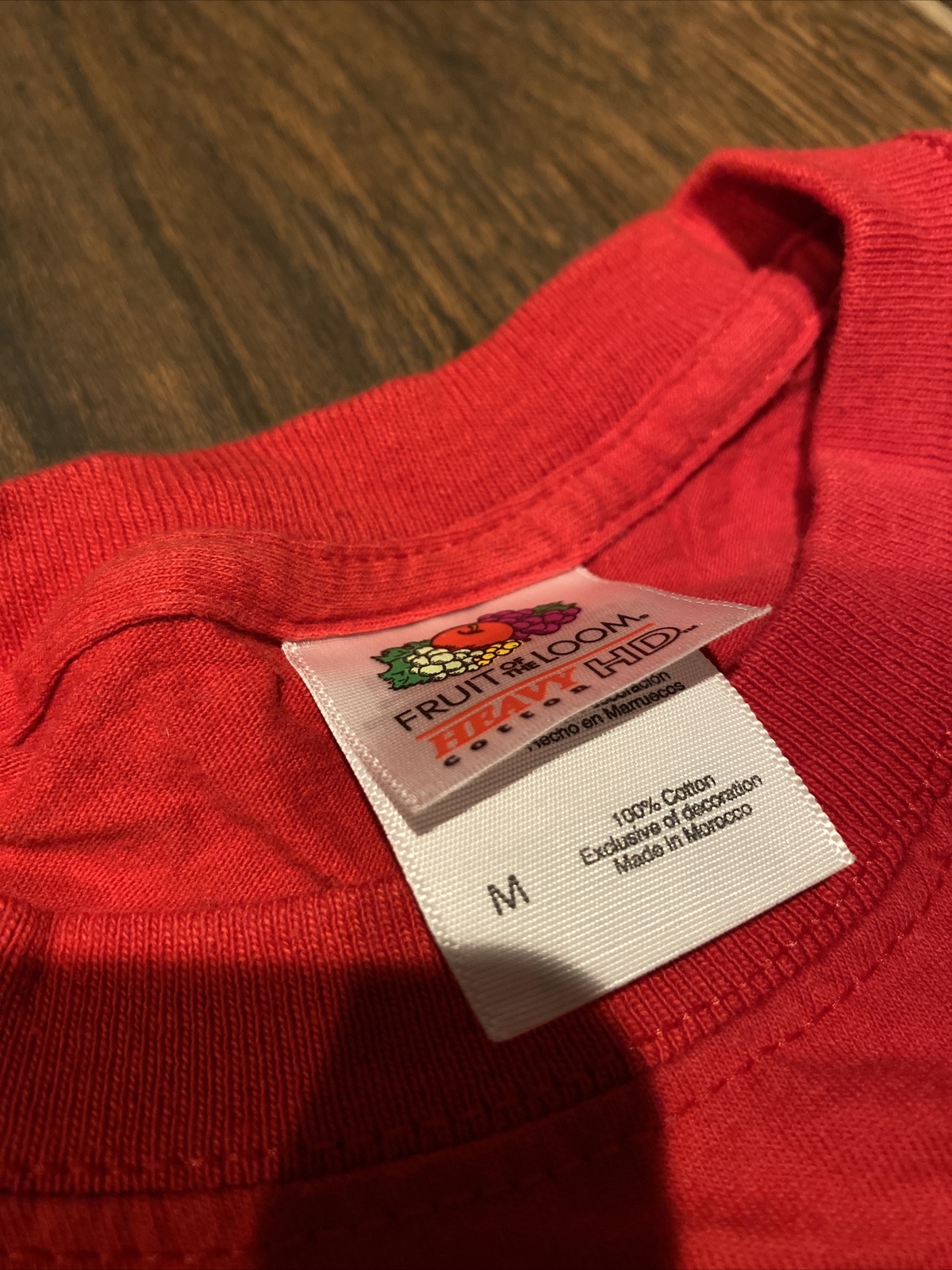 fruit of the loom hd cotton tag year