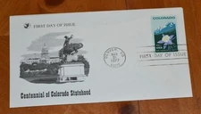 RARE FIRST DAY OF ISSUE CENTENNIAL CO. STATEHOOD DENVER, CO. MAY 21 1977 - 80702